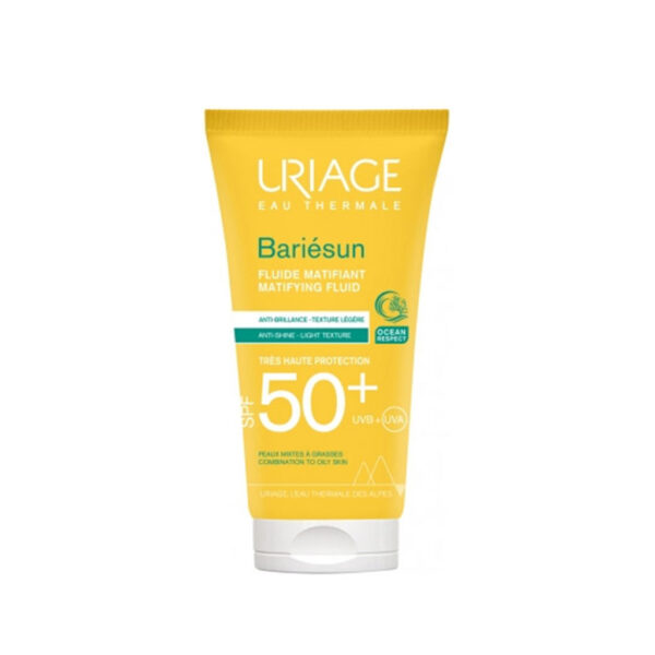 URIAGE BARIESUN SPF50+ MATIFYING SUN BLOCK FLUID 50ML واقي شمس