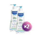 MUSTELA DERMO-CLEANSING GEL FOR HAIR & BODY 500ML جل استحمام للشعر والجسم X2