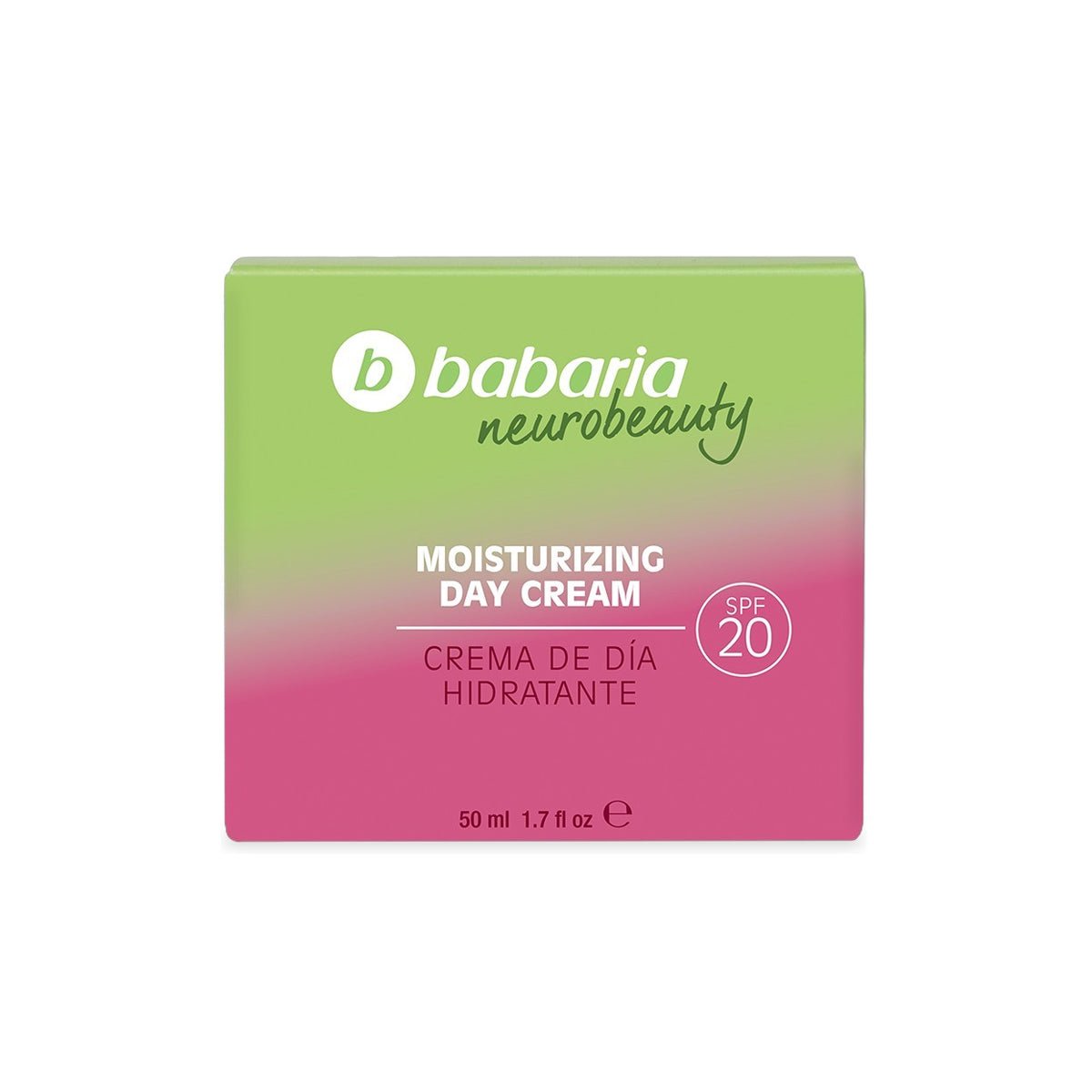 BabariaNeurobeautyMoisturizingDayCreamSPF2050ml.jpg Babaria Neurobeauty Moisturizing Day Cream SPF20 50ml | كريم نهاري Neurobeauty Moisturizing SPF20 - Image 1
