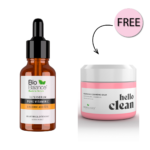 Bio Balance Pure Vitamin C L-ascorbic Acid 10% 30ml + Free Hello Clean 100ml | بايو بالانس فيتامين C نقي 10% 30مل مع هدية هيلو كلين 100مل