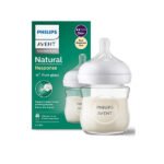 Philips Avent Natural Response Pure Glass 120ml / 4oz | رضّاعة زجاج ناتشورال ريسبونس من فيليبس أفنت