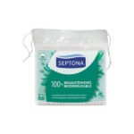 Septona Cotton Buds 100 Pcs Refill Biodegradable | أعواد قطن سيبتونا عبوة إعادة تعبئة قابلة للتحلل 100 قطعة