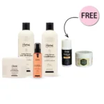 Raghad Organics Amino Therapy Package + Free Vinegar Shampoo 15ml & Argan Treatment 50ml | رغد أورجانيكس باقة أمينو ثيرابي مع شامبو الخل 15مل وأرجان تريتمنت 50مل مجانًا