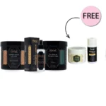 Raghad Organics Bride Package + Free Argan Hair Treatment 50ml + Free Vinegar Shampoo 15ml | رغد أورجانيكس باقة العروس مع أرجان تريتمنت 50مل وشامبو الخل 15مل مجانًا
