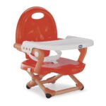 Chicco Booster Seat Pocket Snack Poppy Red | شيكو مقعد سيارة / مقعد داعم Pocket Snack أحمر بوبي