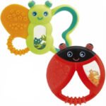 Chicco Funny Relax Teething Ring 6M+ 1Pz | شيكو لهاية / ملحق تسنين Funny Relax 6M+ 1Pz