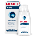 Lacalut Flora Mouthwash 300ml | لاكالوت فلورا غسول فم للعناية بالبكتيريا والنفس