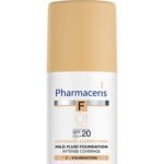 Pharmaceris F Mild Fluid Foundation SPF20 01 Ivory 30ml | فارماسيرس F كريم أساس سائل SPF20 درجة 01 آيفوري 30 مل