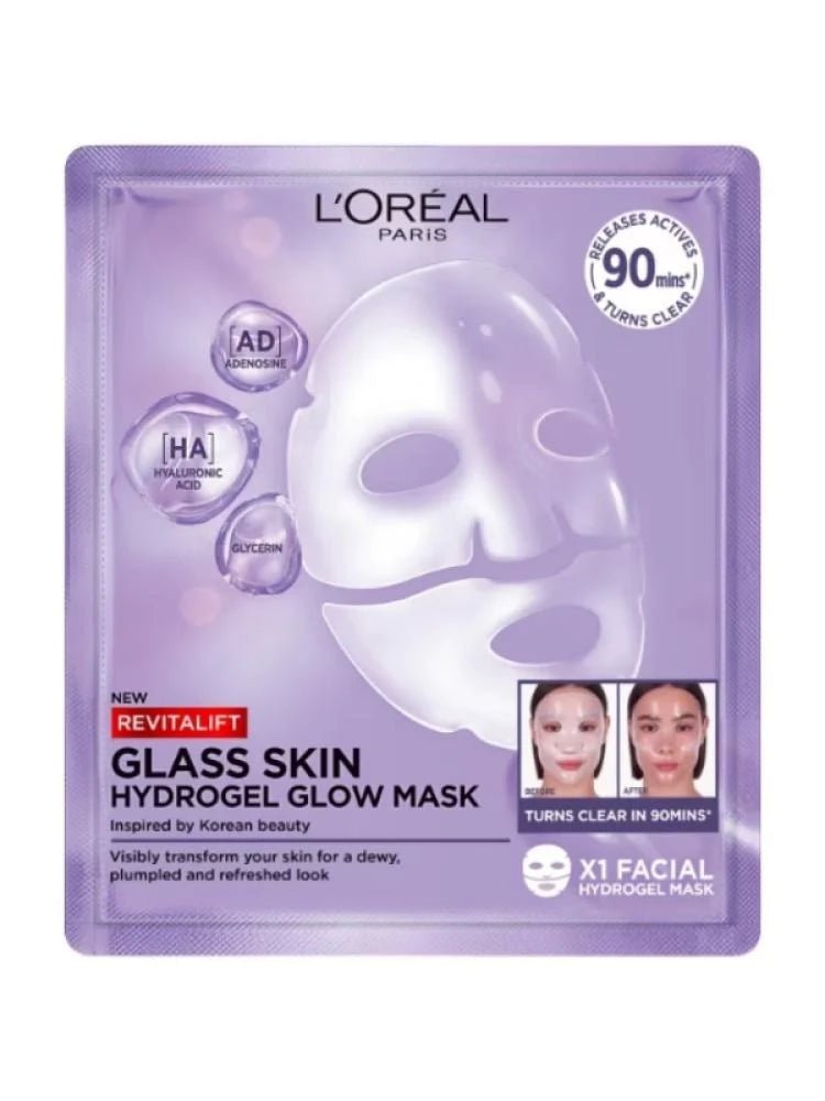 9dfd07e0-9248-4a56-ab5c-62122caa63fb-750x1000-T56cnw5liysNaPwQL9v6byQc7uSRUaTVla6GSp5l.jpg L'Oréal Paris Revitalift Filler Glass Skin Facial Hydrogel Glow Mask 25g | لوريال باريس ماسك Revitalift Filler Glass Skin Facial Hydrogel Glow Mask 25g - Image 1