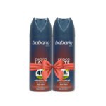 Babaria Body Spray Deodorant Chocolate Men 2x200ml Offer | بخاخ مزيل عرق للجسم Chocolate Men Offer