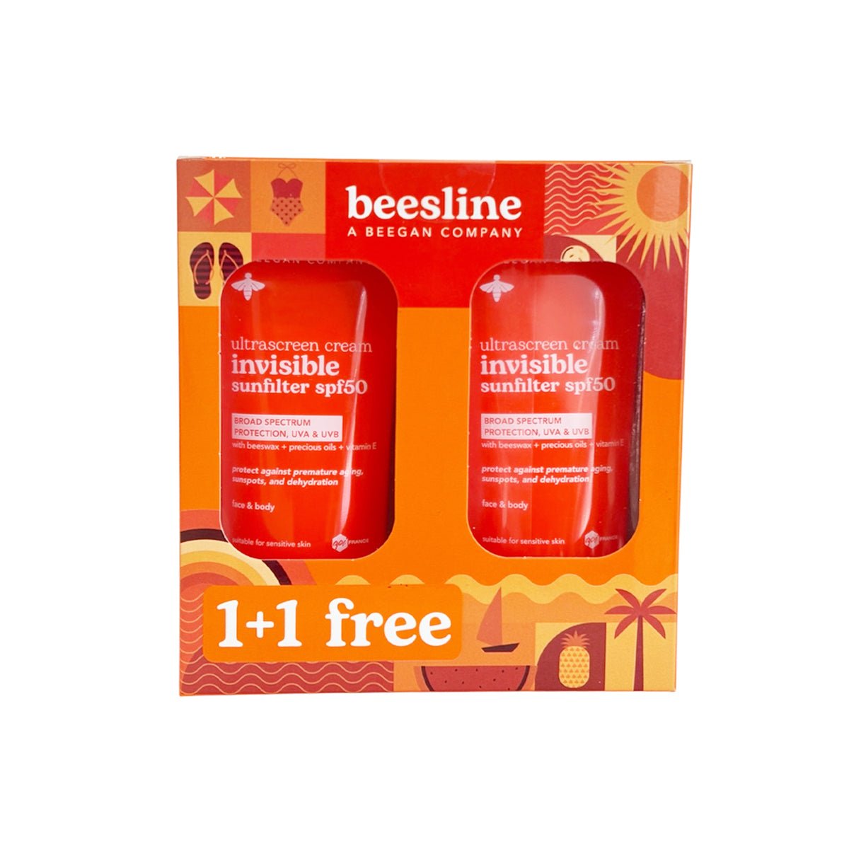 BeeslineUltrascreenCreamInvisibleSunfilterSpf50Offer60ml_e159252e-1be0-49e3-849c-63ddf4557121.jpg Beesline Ultrascreen Cream Invisible Sunfilter SPF50 Offer 60ml | واقي شمس Ultrascreen Cream Invisible SPF50 Offer - Image 1