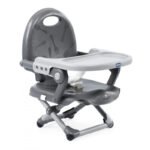 Chicco Booster Seat Pocket Snack Dark Grey | شيكو مقعد سيارة / مقعد داعم Pocket Snack رمادي داكن