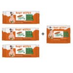 Palmer's Baby Wipes 3x72 + 1x20 Offer | بالمرز عرض مناديل الأطفال 3×72 + 1×20