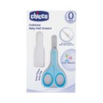 Chicco New Baby Nail Scissors Light Blue | شيكو نظافة وعناية الطفل Baby Nail Scissors Light أزرق