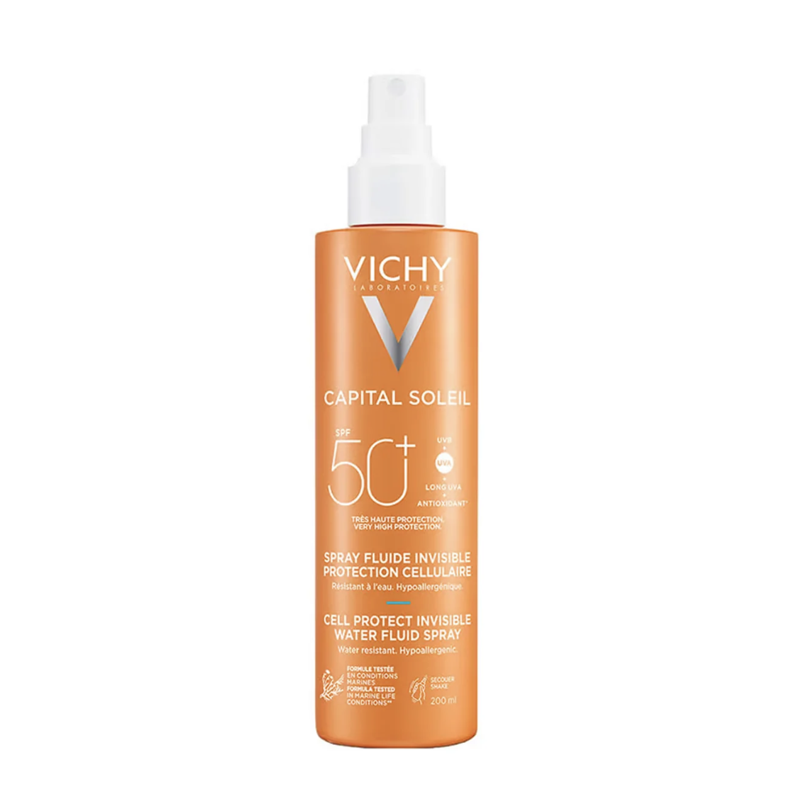 Screenshot 2026-07-30 at 7.11.34 AM Vichy Capital Soleil Cell Protect Water Fluid Spray SPF50+ 200ml | بخاخ واقي شمس مائي للجسم بعامل حماية SPF50+ - Image 1