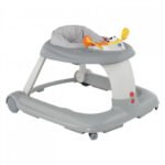 Chicco 123 Baby Walker - Silver | شيكو مشاية / لعبة ركوب للأطفال 123 فضي