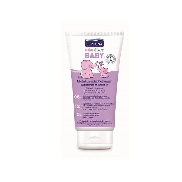 ctXCnkf7yeZ0gWggf8msxvncPBNR2sQtYsLX4ZnF.jpg Septona Baby Moisturizing Cream with Hypericum & Lavender 150ml | كريم ترطيب سيبتونا للأطفال بالهايبريكوم واللافندر 150 مل - Image 1