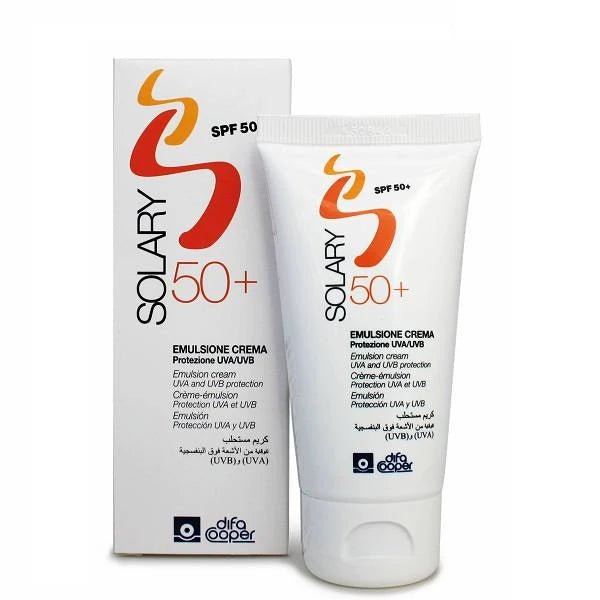 f7OzW7DPbC4OhlPMvV4e5pYvYdrryn9T8Asvhi8Z.jpg Difa Cooper Solary SPF50+ Emulsion Cream 50ml | مستحلب واقي شمس طبي بعامل حماية SPF50+ - Image 1