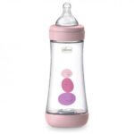 Chicco Feeding Bottle Perfect5 PP Girl 300ml Fast Flow | منتج رضاعة وتغذية Perfect5 PP Girl تدفق سريع