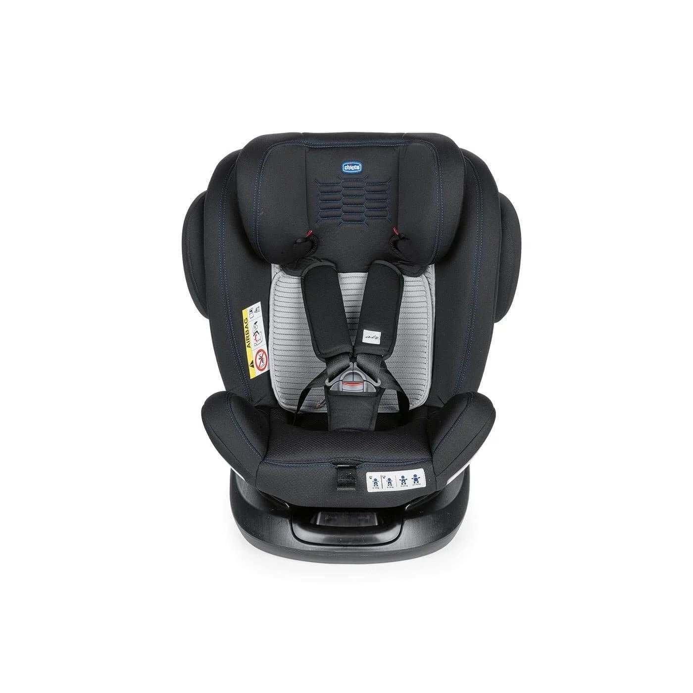 loiqOuVVv5cSRMrAnNJCXVMnReyK6eT0VXtadJcU.jpg Chicco Unico Plus Baby Car Seat Air Black Air | شيكو مقعد سيارة / مقعد داعم Unico Plus Air Air أسود - Image 1