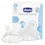 Chicco Natural Feeling Teat 2M+ Medium Flow 1 Pc | شيكو منتج رضاعة وتغذية Feeling 2M+ تدفق متوسط 1 Pc طبيعي