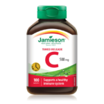 Jamieson Vitamin C 500mg Timed Release 100 Caplets | جاميسون فيتامين سي 500 ملغ ممتد المفعول