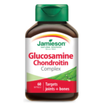 Jamieson Glucosamine & Chondroitin Joint Health 60 Caplets | جاميسون غلوكوزامين وكوندرويتين لصحة المفاصل