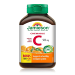Jamieson Vitamin C Chewable 500mg 120 Tablets | جاميسون فيتامين سي للمضغ 500 ملغ