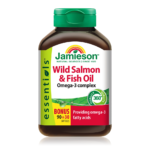 Jamieson Wild Salmon & Fish Oil Complex 120 Softgels | جاميسون مركب زيت السلمون وزيوت السمك