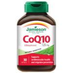 Jamieson CoQ10 120mg 30 Softgels | جاميسون كوإنزيم كيو 10 بتركيز 120 ملغ