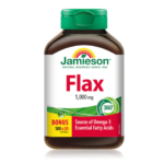 Jamieson Flaxseed Oil 1000mg 60 Softgels | جاميسون زيت بذور الكتان 1000 ملغ